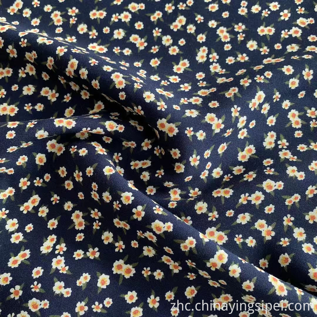 编织100%排放印刷的普通人造丝粘液织物30S 120GSM准备商品库存